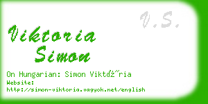 viktoria simon business card